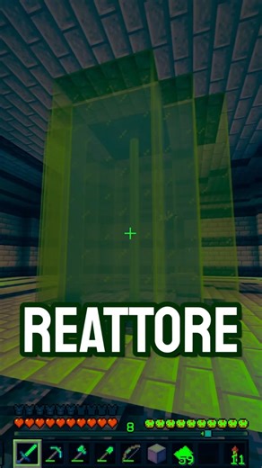 Ha costruito un reattore segreto nel server #minecraft #shorts