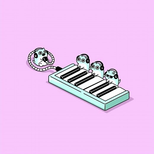 BLUE HAMHAM - Tiny Pianists
