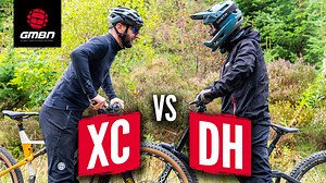 6.6K views · 87 reactions | It's rematch time! It's never quite sat right with Neil that the last time we pitted XC Vs Downhill bikes the cross-country machine came out on top! This time, Neil's taking over downhill duties with his Canyon Sender. How will Rich keep up with his brand-spanking-new Orbea Oiz? Let's find out with a series of head-to-head challenges at Bikepark Wales! | Global Mountain Bike Network | Facebook