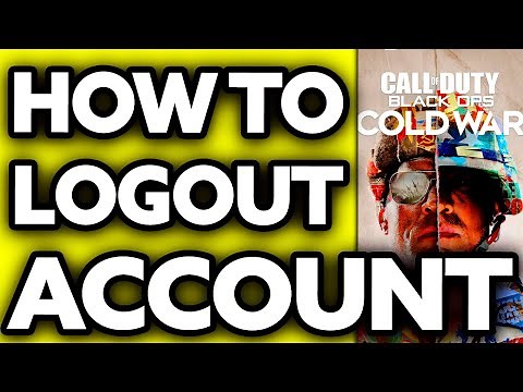 How To Logout of Activision Account on Call Of Duty Cold War (EASY!)