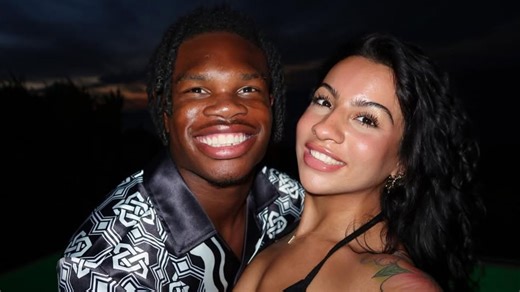 WATCH: Travis Hunter’s wife Leanna Lenee grooves in purple athleisure wear months after welcoming first baby