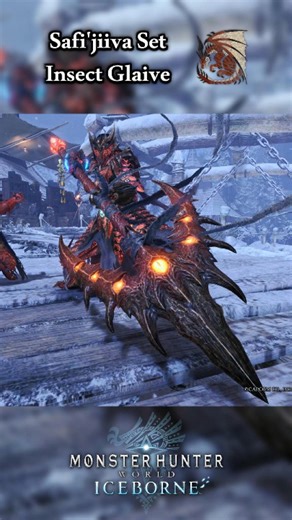 GGshowcase | Safi'jiiva Set - Insect Glaive [MHW: Iceborne] #insectglaive #monsterhunter #safijiiva #showcase #mhw #mhwi #iceborne #spear #glaive... | Instagram