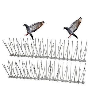 [Hot Item] Stainless Steel 20 FT X 8 in Bird Repeller Spikes Bird Control Spike