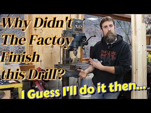 Why Didn't The Factory Finish This drill? Machining the T-Slots