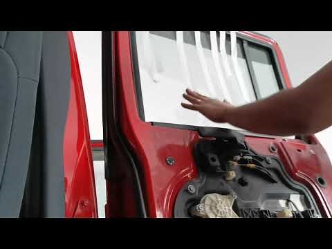 Jeep Wrangler 2012 Rear window regulator replacement