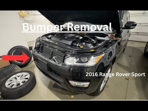 2016 Range Rover Sport Front Bumper/ Fog light removal+install