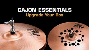 We asked #Paiste artist Matthias Philipzen to demonstrate our new PSTX Cajon Essentials set, which consists of 12” PSTX Cajon Hats and a 16” PSTX Cajon Crash! | Paiste Cymbals