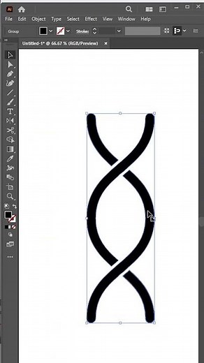 How to draw a DNA helix in illustrator - Illustrator tutorials
