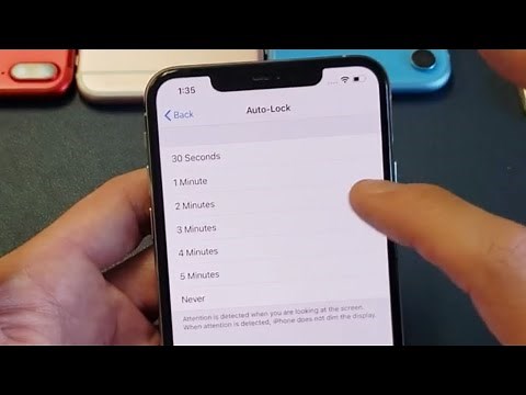 iPhone XS / XS Max: How to Change Time Before Screen Locks (Screen Timeout)