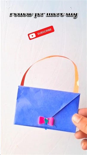 😍 Viral Doll Craft Idea | DIY Cute Blue Bag for Dolls