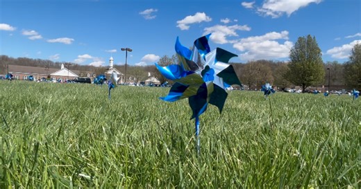 Blue pinwheels planted in Clermont County represent over 1,000 cases of child abuse in 2025