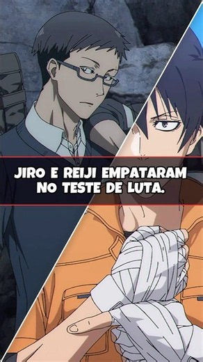 JIRO E REIJI EMPATARAM NO TESTE DE LUTA. E CHAMOU A ATENÇÃO DO BLACK TORCH.