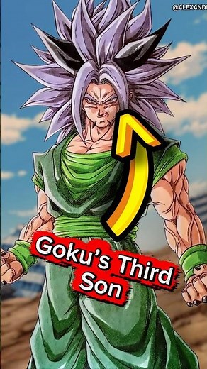 Goku’s SECRET Third Son? Dragon Ball’s Hidden Saiyan Explain #anime #shorts #dragonball