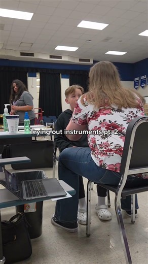 Trying out instruments pt. 2 #cyberpro #band #music