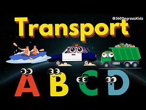 Alphabet Transport - ABC Transportation | ABC Alphabet Transport Vehicles- Learn the Alphabet