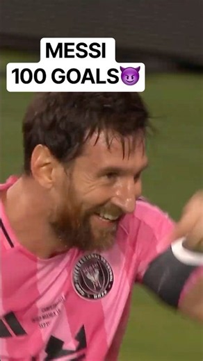 Messi FLYING HEADER for 100th GOAL for ‪@intermiamicf‬!