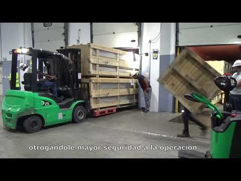 Sistema Autostore: descarga de contenedores