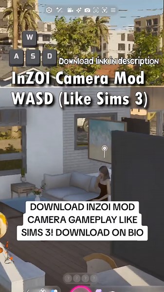 Download Inzoi Mod for Camera Movement Like Sims 3