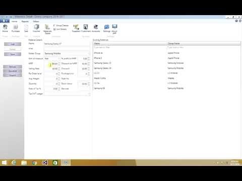 Stock handling in inventoryPlus : Manage Stock groups and materials in Inventory software