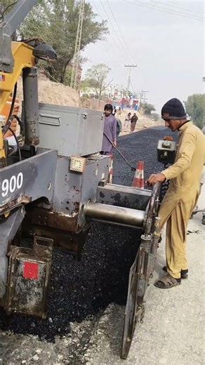 Asphalt Base course laying #viralvideo #viral