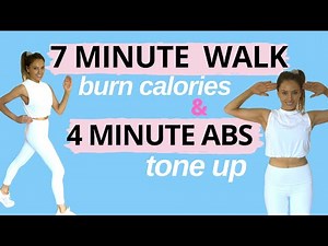 7 MINUTE INDOOR WALK & 4 MINUTE STANDING AB HOME WORKOUT - LUCY WYNDHAM -READ - LOW IMPACT WORKOUT