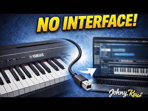 How To Connect a Yamaha P-45 to a Computer (No interface Needed)