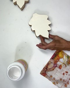 86K views · 2.3K reactions | DIY Decoupaged Leaves | Creating Through Chaos | Facebook