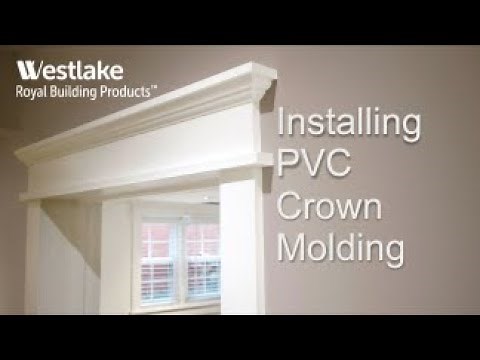Installing PVC Crown Molding