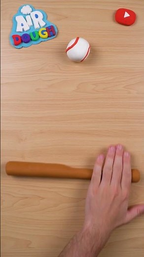 Making a baseball & bat with clay! Who's your favorite team?!