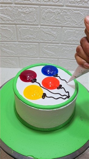 Unique Balloon Cake Amazing Design #cakedesign #youtube #balloon #shortsfeed #shorts #cake #food