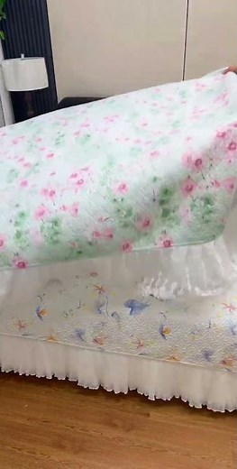 🌸 Elegant Floral Bedspread Makeover | Transform Your Bedroom in Seconds! 🌸#Bedspread #BedroomDecor