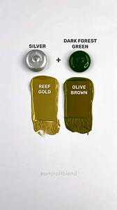 Silver Dark Forest Green Color Mixing! . . . . . . . . #colors #slimemixing #colormixing #art #artvideo #color #mixing #palette #asmr #asmrsound #satisfying #satisfyingvideo #artcraftblend | Art Craft Blend