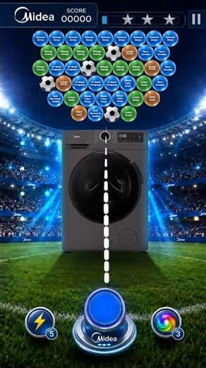 Aim, shoot, and smash summer's biggest pain points with Midea washing machine!