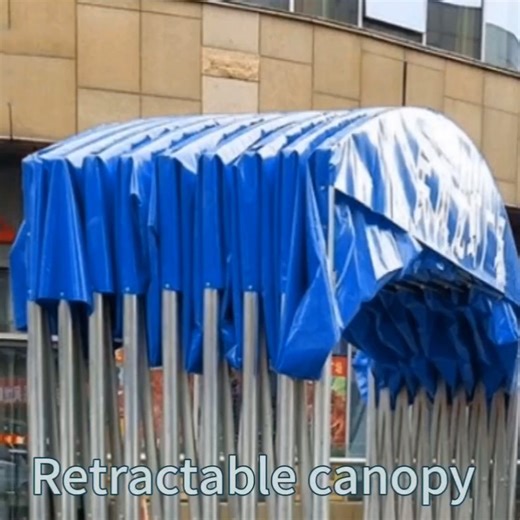 Durable Fabric Outdoor Steel Retractable Canopies