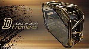 In Win D-Frame 2.0: Exklusives Gitterrohr-Gehäuse zum irren Preis