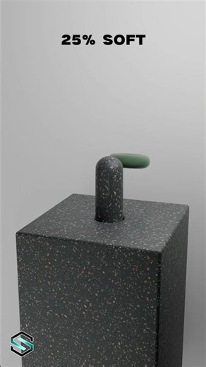 0% Hard vs 100% Soft Torus Physics Simulation in Blender