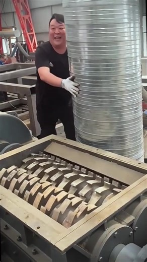 Recycling with Shredders: The Satisfying Process