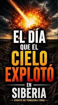 The day the sky exploded over Siberia ☄️💥 #History #Space #Science