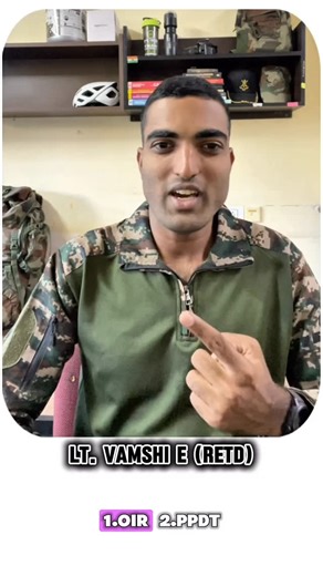 SSB BRO | Lt Vamshi E (Retd) on Instagram: "Episode 3 of "SSB Concept Explainer Series." Special thanks to the creators who are collaborating with me for wider reach, and for the larger benefit of aspiring youngsters. Win SSB Day 1 by mastering screening tests, so that you get a chance to prove yourself for the next 4 days. Screening decides whether you'll have a 5-day journey or a bus back home. In this reel, understand OIR + PPDT the right way, and stop getting screened out for silly mistakes.