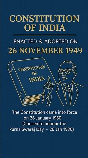 26 November 1949 | Constitution Adopted | Daily Current Affairs