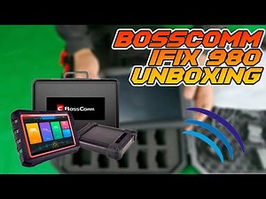 BossComm IFIX 980 Diagnostic Tablet Unboxing | Autowave