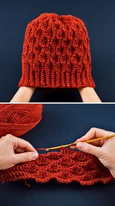 13K views · 115 reactions | Cappello stile berretto all'uncinetto...