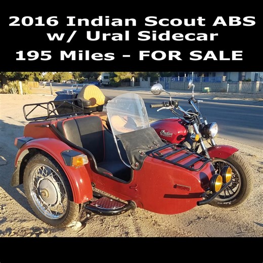 2016 Indian Scout ABS For Sale