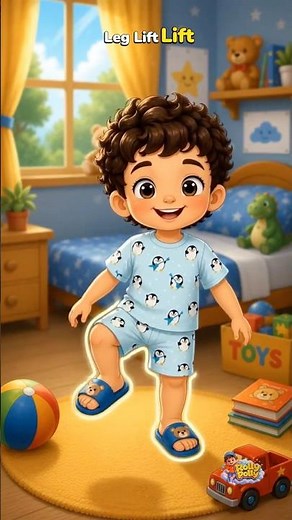My Leg Song | Learn Body Parts | Action Song for Kids | English Learning for Toddlers | Rolly Polly