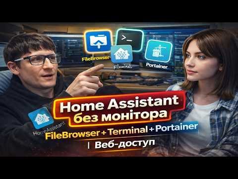 Home Assistant without a monitor 💻 FileBrowser + Terminal + Portainer | Web access #homeassistant