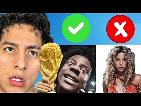 RANKING BEST & WORST world cup songs ft. ishowspeed, Shakira...