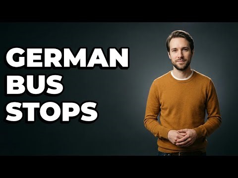 What Do German Bus Stop Signs Indicate?