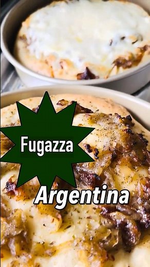 Fugazza - Focaccia-like Pizza w/ Onions #argentina