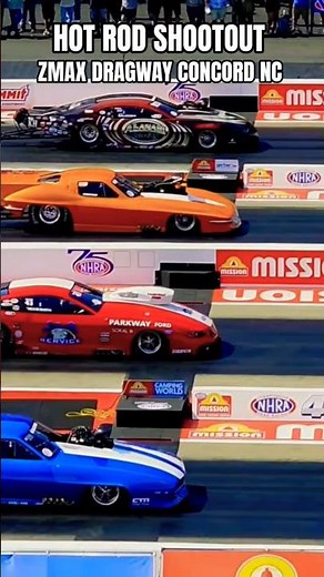 PRO MOD HOT ROD SHOOTOUT: NHRA 4 WIDE NATIONALS ZMAX DRAGWAY CONCORD NC