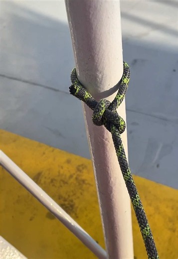 BOWLINE KNOT👍 #knots #knottutorial #bowline #outdoors #tips | Knot Tying Tutorial